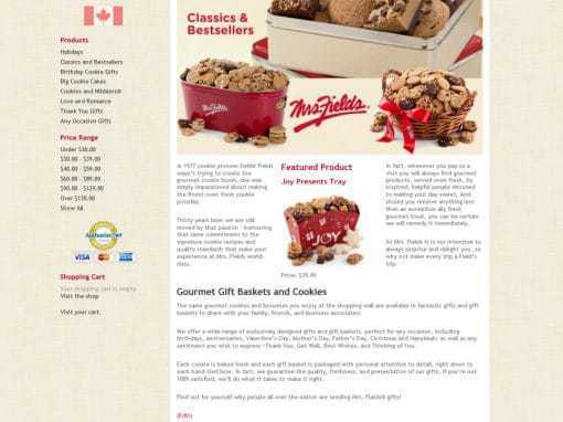 Mrs Fields Cookies